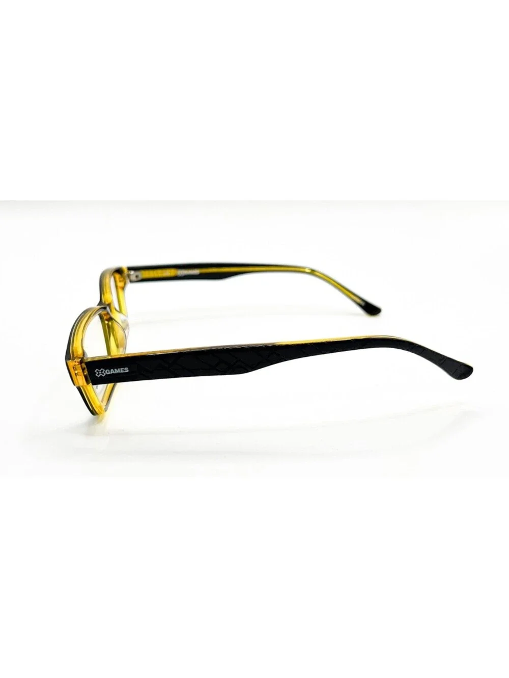 X Games Halfpipe 003 Black Yellow Authentic Eyeglasses 47-15-130
